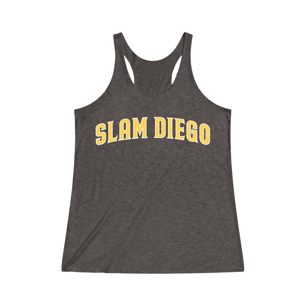 Slam Diego Women's Tri-Blend Racerback Tank
