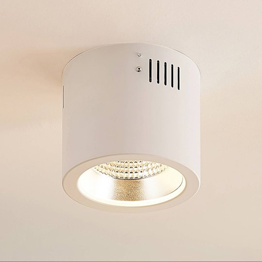 Arcchio Liddy -LED-alasvalo, valkoinen, Ø 14,8 cm