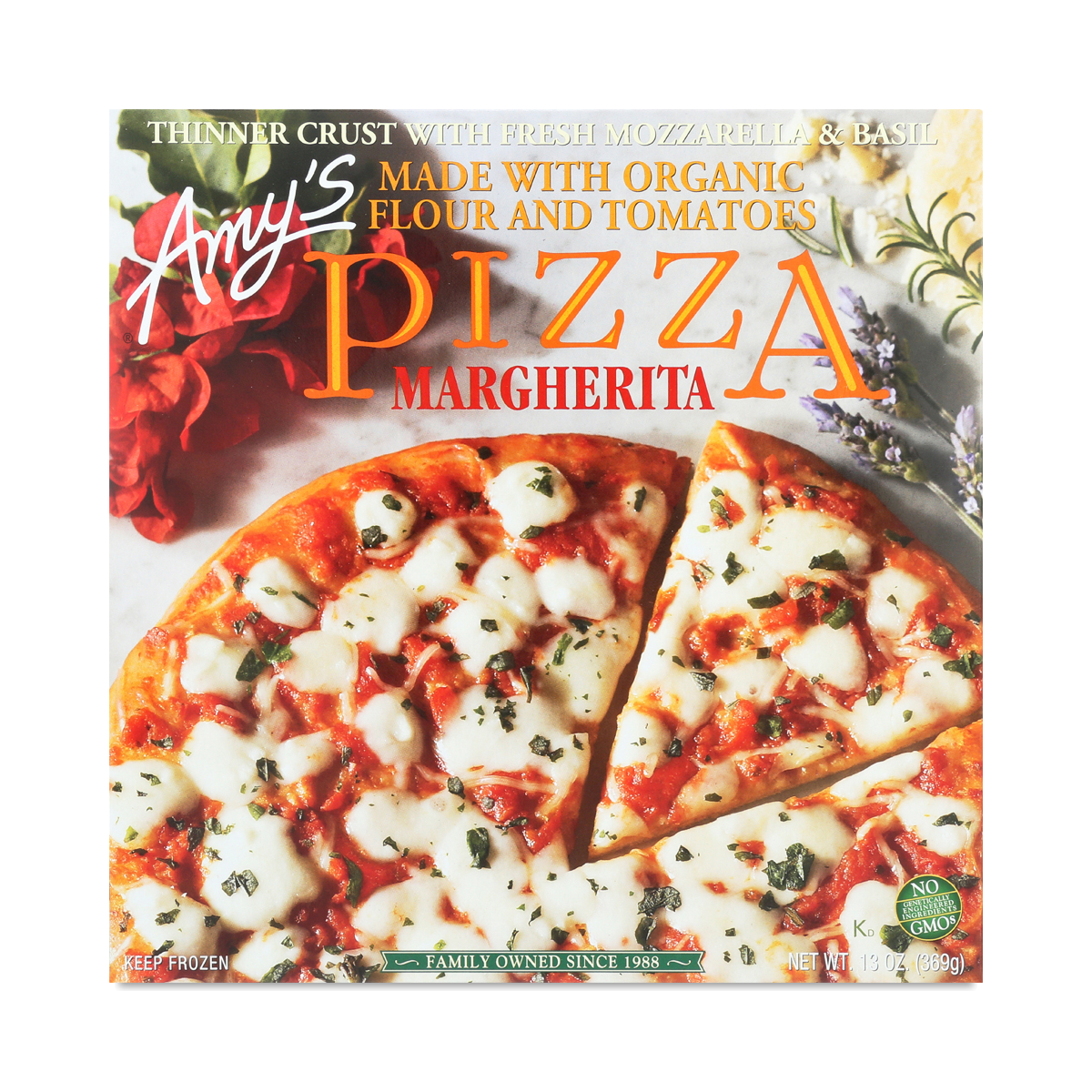 Amy's Margherita Pizza 13 oz box