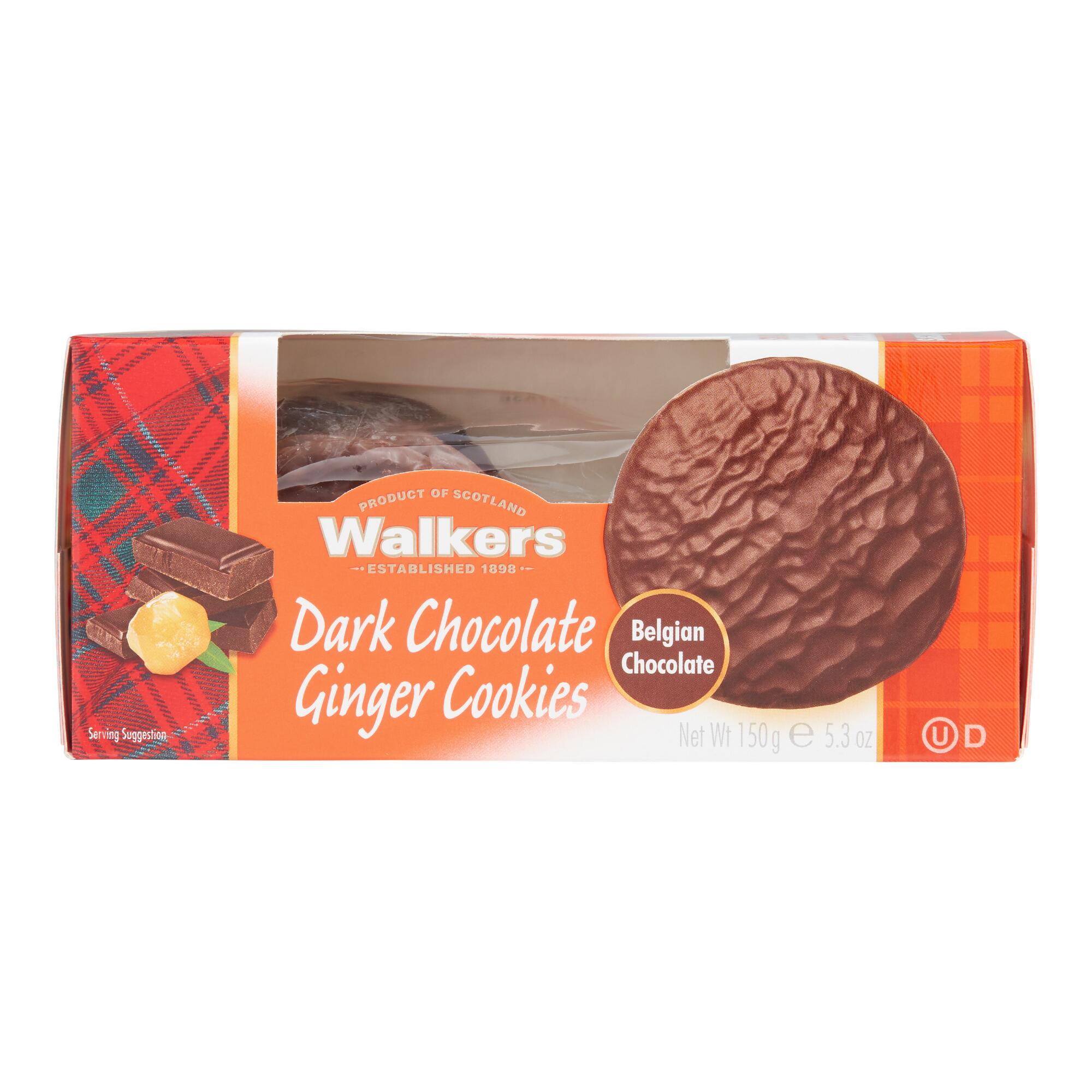 Walkers Dark Chocolate Ginger Cookies by World Market
