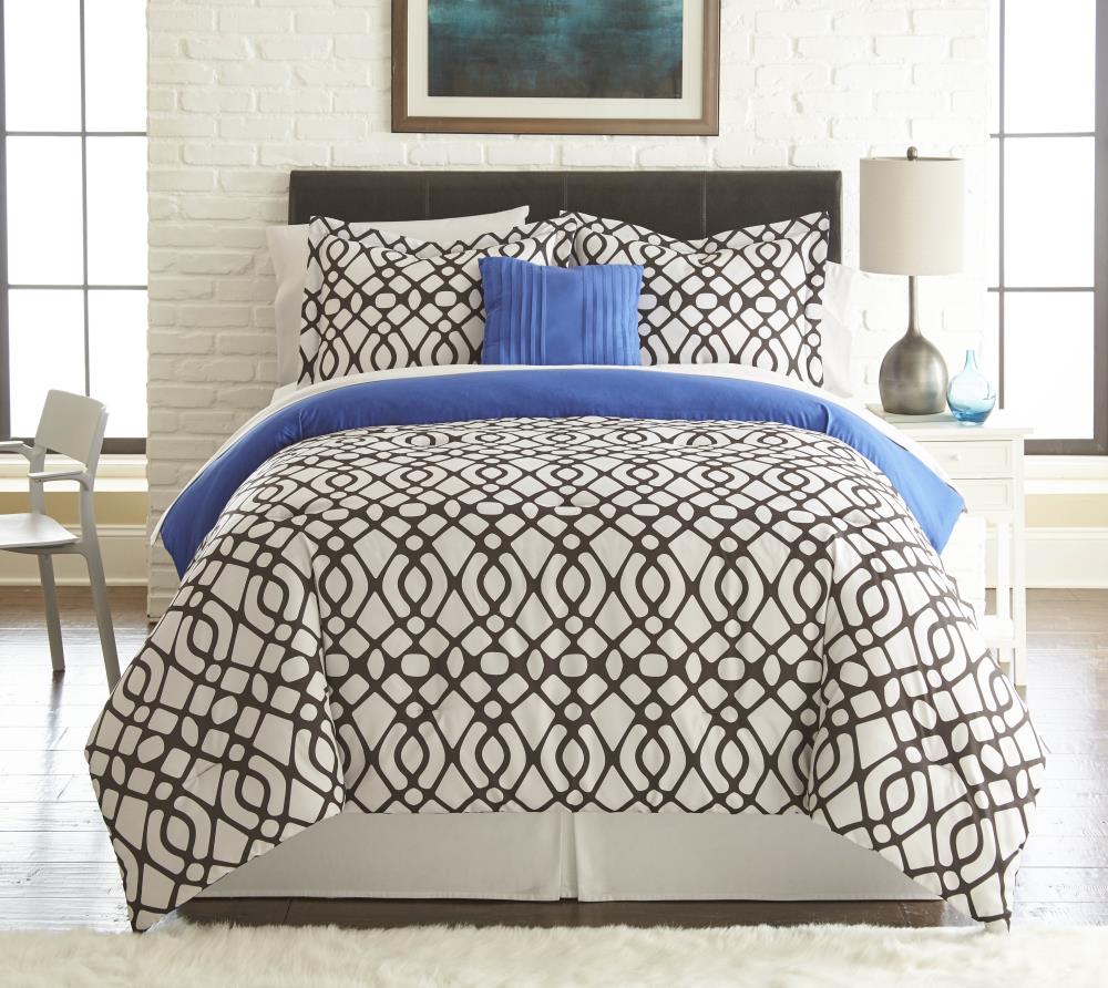 Amrapur Overseas Printed reversible comforter set Multi Multi Reversible King Comforter (Blend with Polyester Fill) | 4BNB68RG-GLU-KG