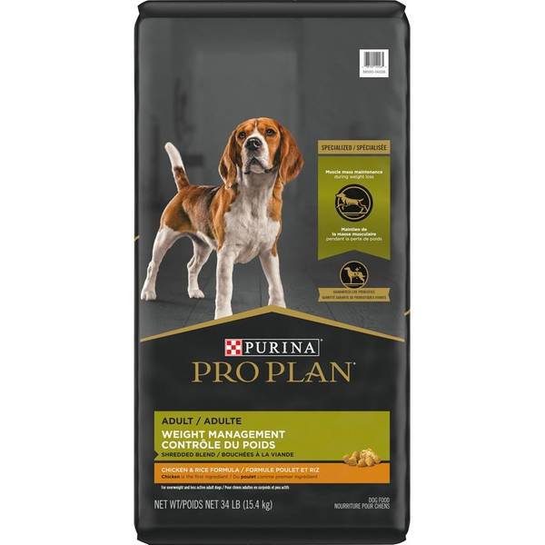Purina Pro Plan Savor Shredded Blend Weight Management Formula Adult Dog Food