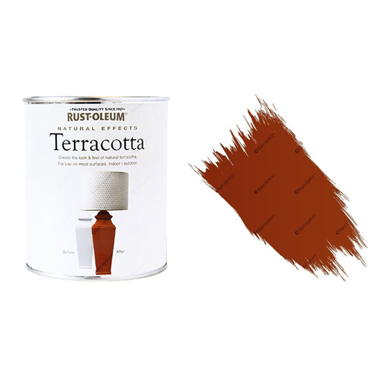 Buy Rust-Oleum Terracotta Matt All-Surface Self Primer Paint Natural ...
