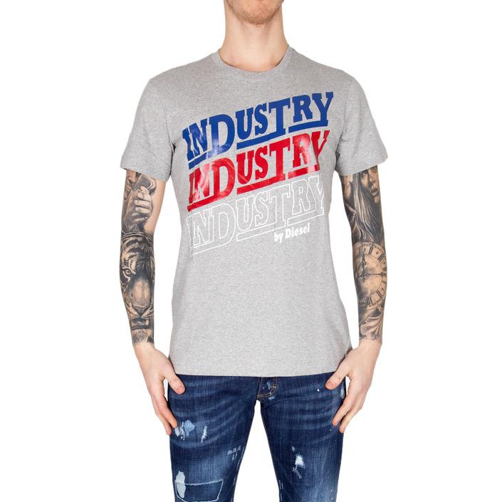 Diesel Men's T-Shirt Grey 164884 - grey XL