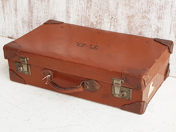 old leather suitcase for sale