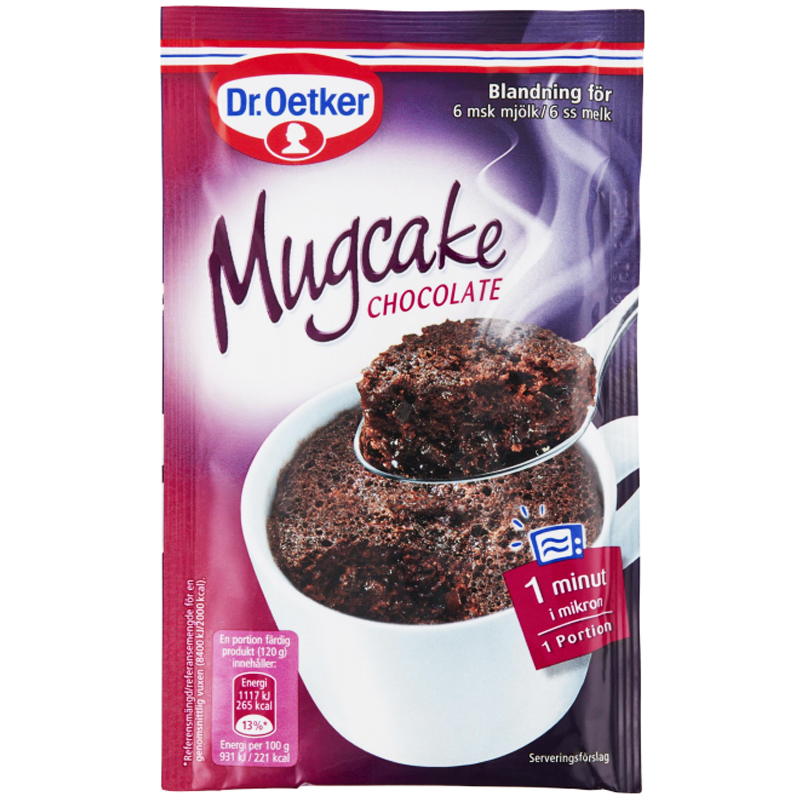 Bakmix "Mugcake Chocolate" 60g - 30% rabatt