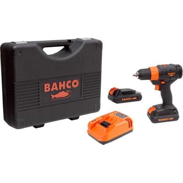 Bahco BCL33D1K1 Bormaskin med 2,0Ah-batterier og lader