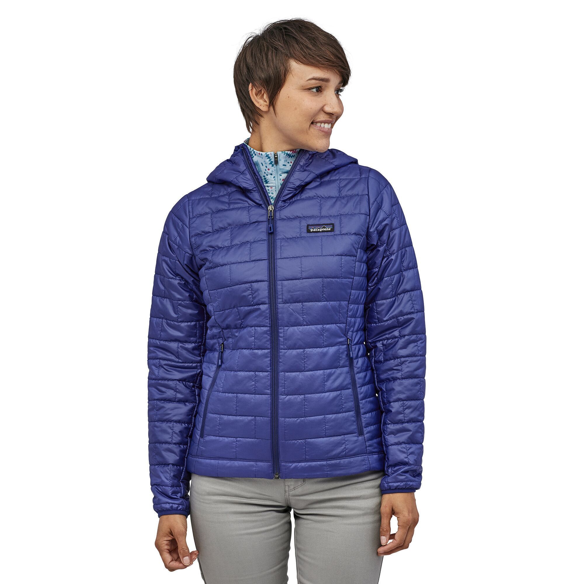 Patagonia Women's Nano Puff® Hoody - Recycled Polyester, Cobalt Blue / M