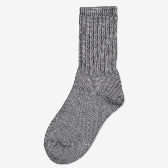 Merinoull sokker grå/blå