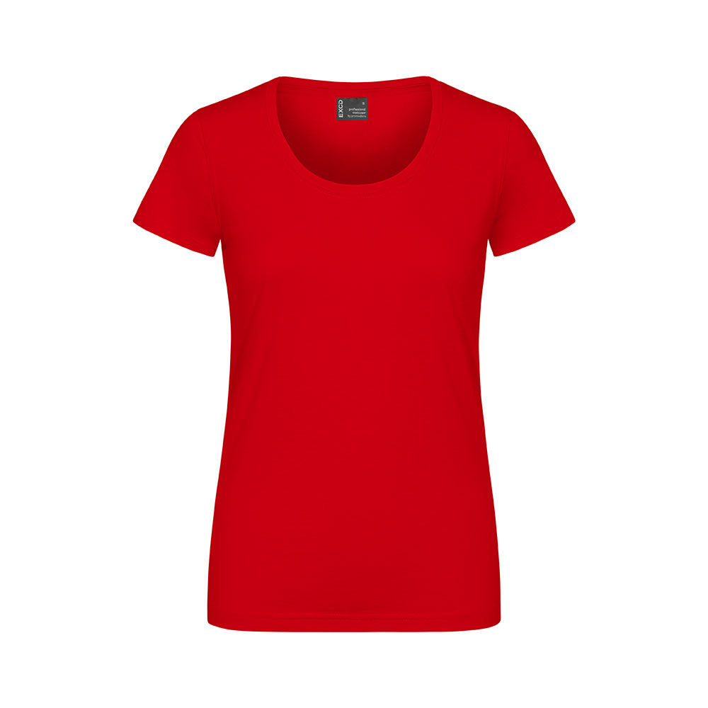 EXCD T-Shirt Plus Size Damen, Rot, XXL