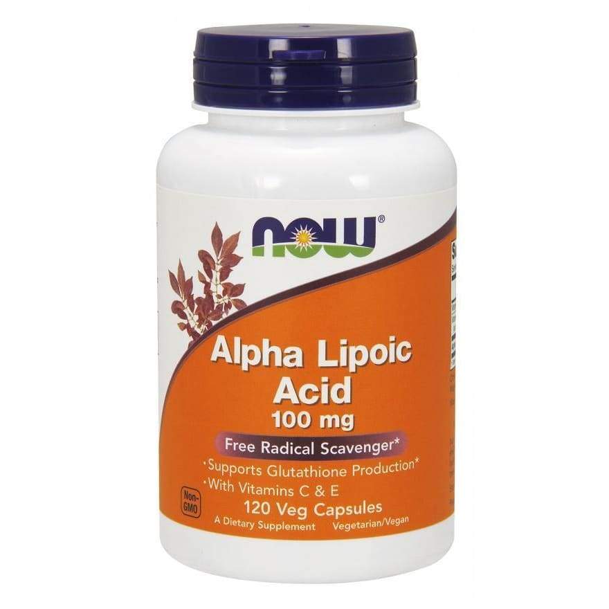 Alpha Lipoic Acid with Vitamins C & E, 100mg - 120 vcaps