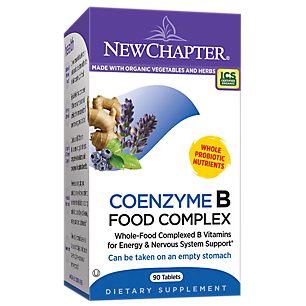 Whole-Food Coenzyme Vitamin B Food Complex (90 Tablets)