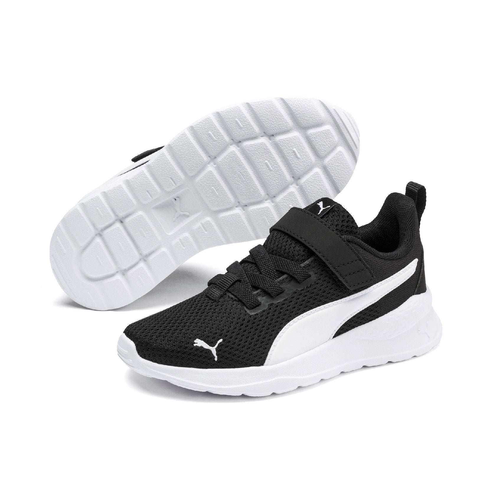 Puma Anzarun Lite AC PS Sneaker, Black/White, 30