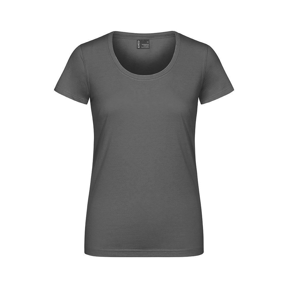 EXCD T-Shirt Plus Size Damen, Stahlgrau, XXXL