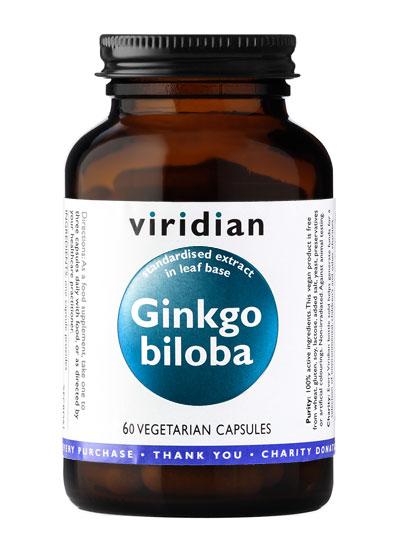 Viridian Ginkgo Biloba Leaf Extract Caps