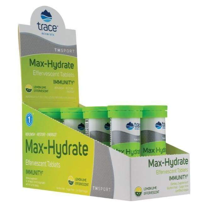Max-Hydrate Immunity - Effervescent Tablets, Lemon-Lime - 8 x 10 tabs