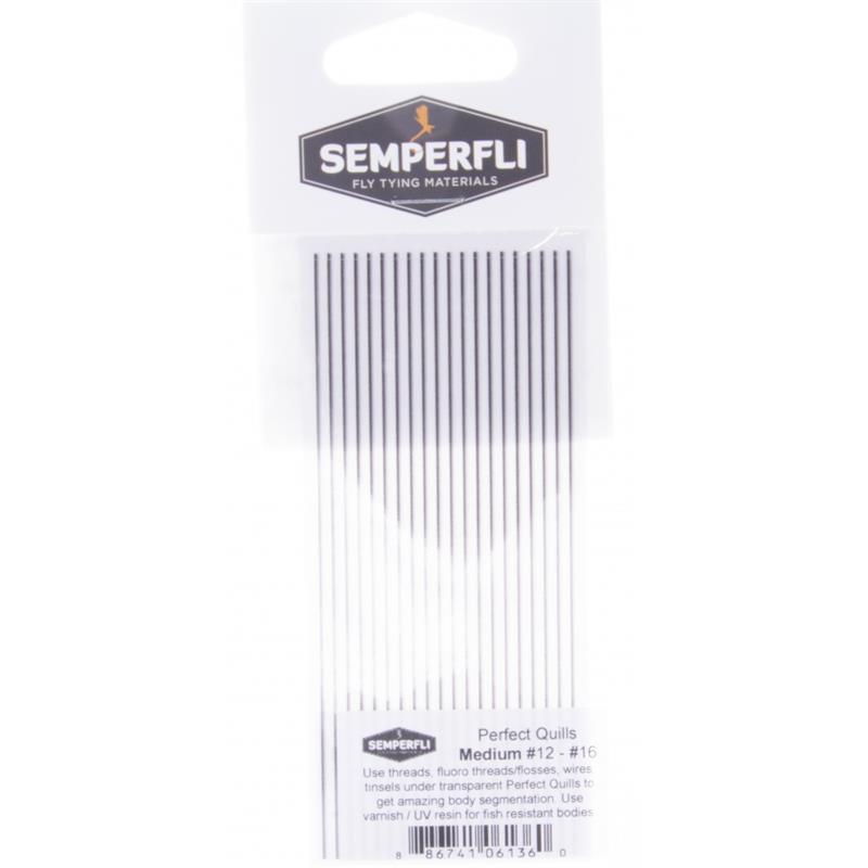 Semperfli Perfect Quills Synthetic Medium - Transparent