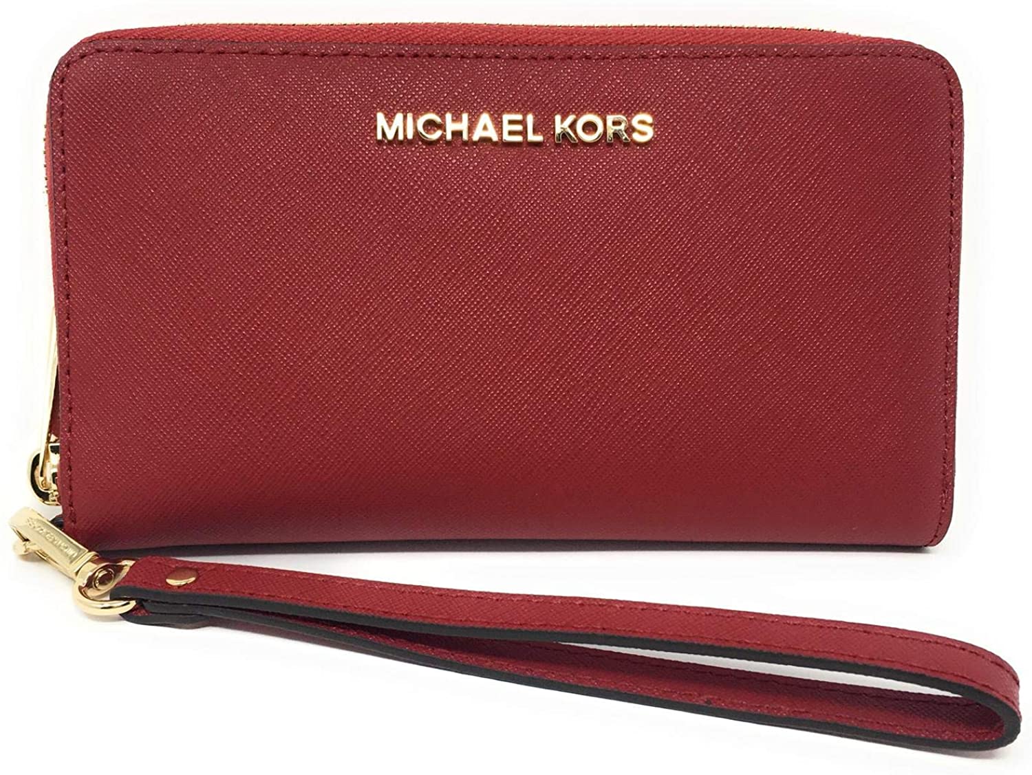Michael Kors Women's Jet Set Case Wallet Red MK29368
