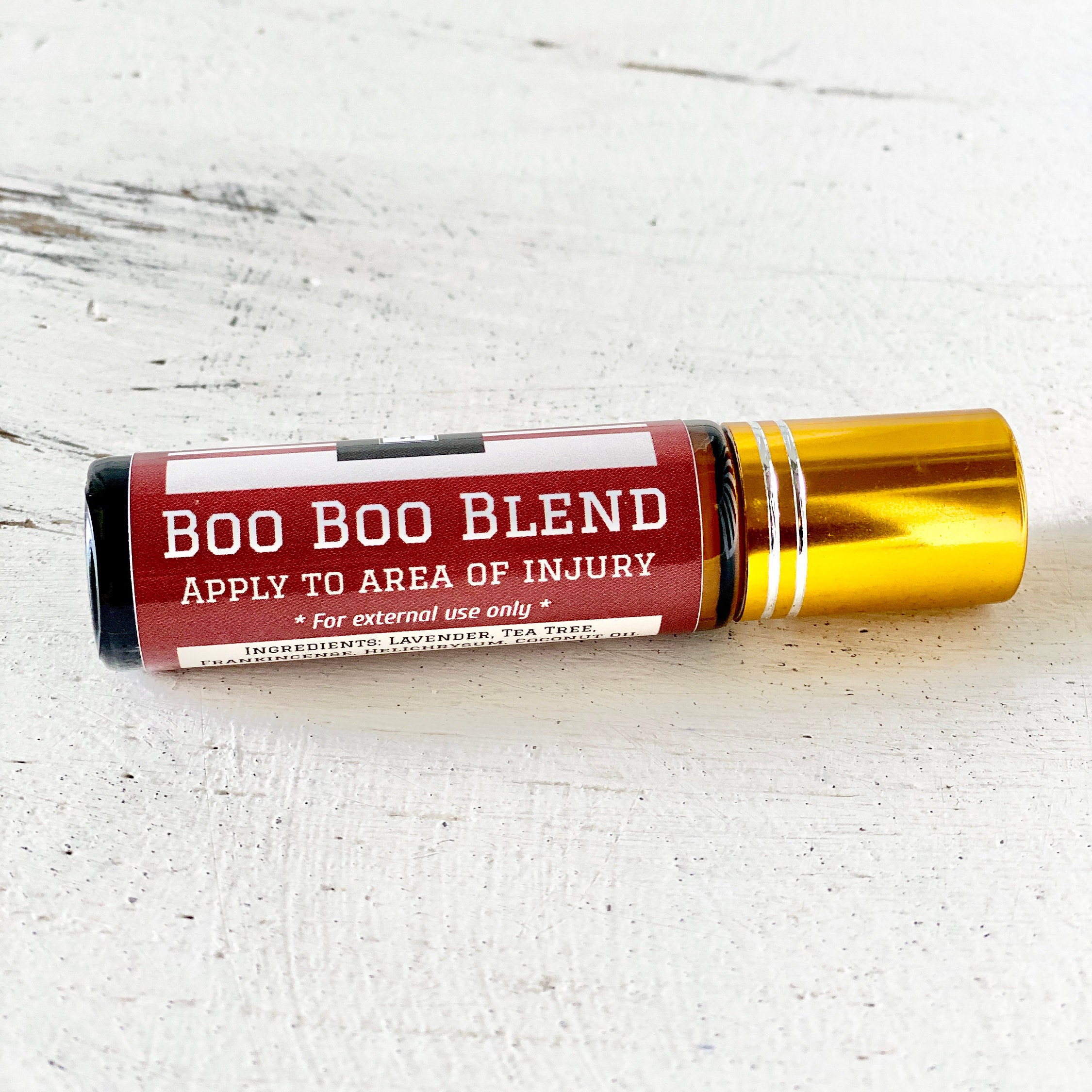 Boo Blend | First Aid Care Small Cuts Scrapes Abrasions Incision Healing Surgery Organic Essential Oils