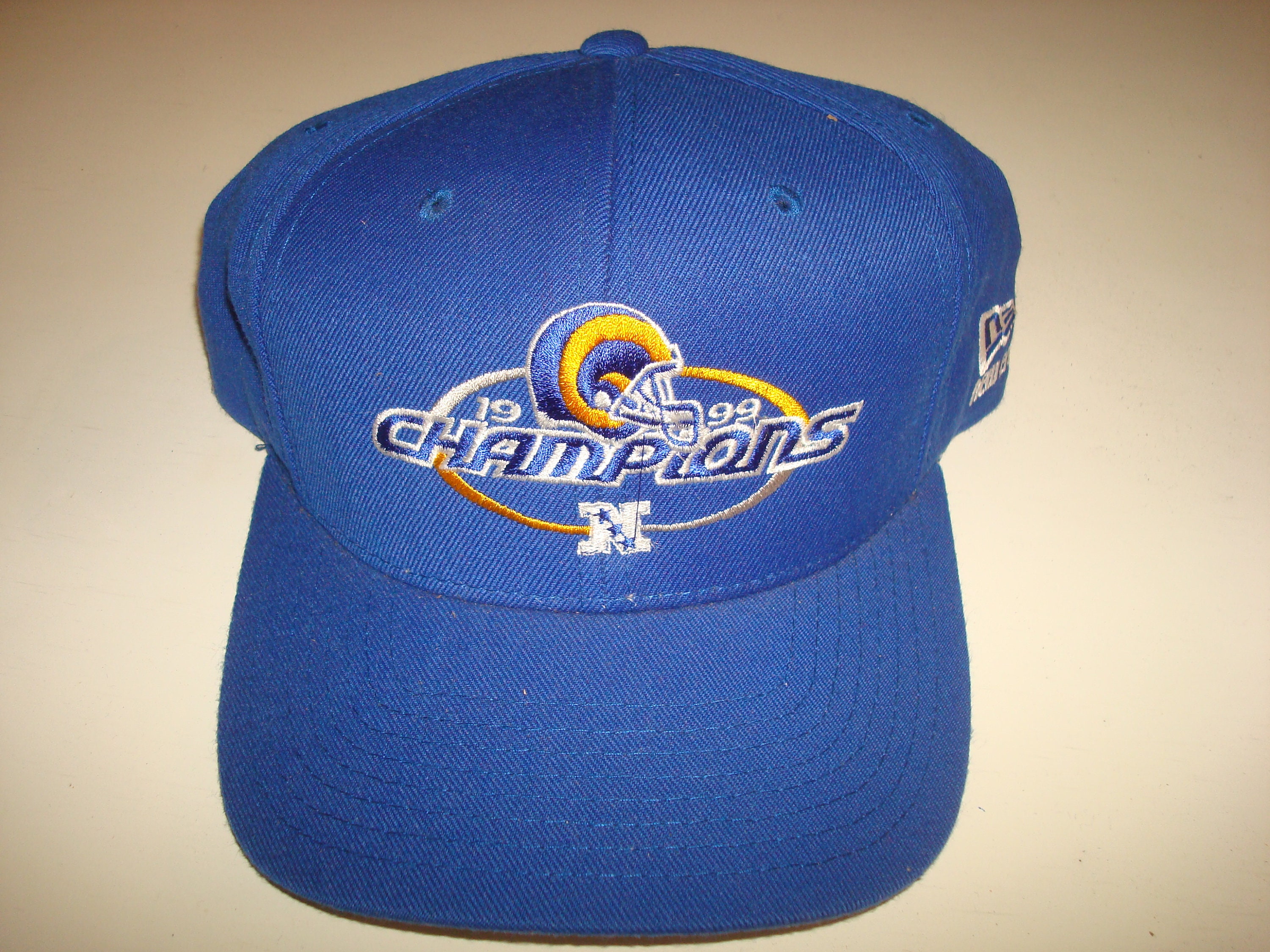 st Louis Rams Super Bowl 1999 Snapback Script Hat Cap Vintage 90S