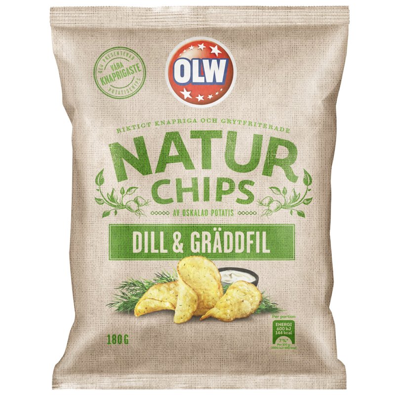 Chips Dill & Gräddfil - 68% rabatt