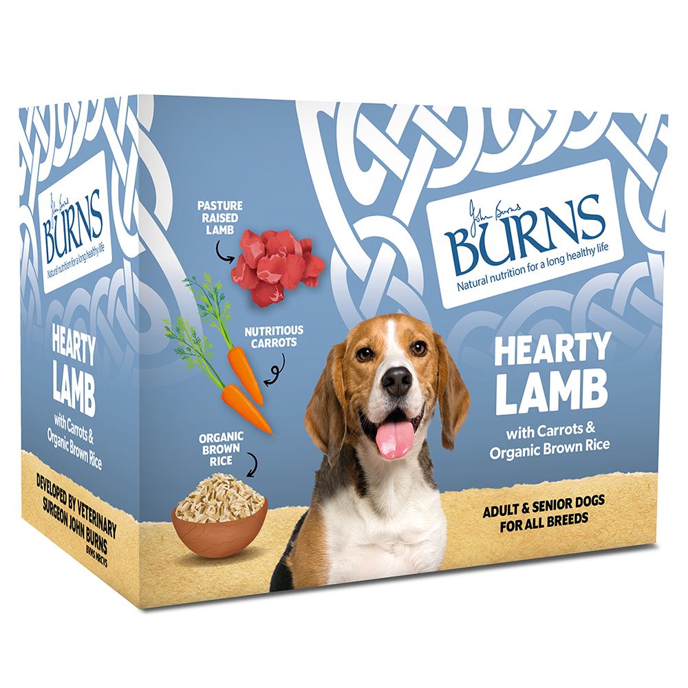 Burns Hearty Lamb, Vegetables & Brown Rice - 6 x 395g Trays