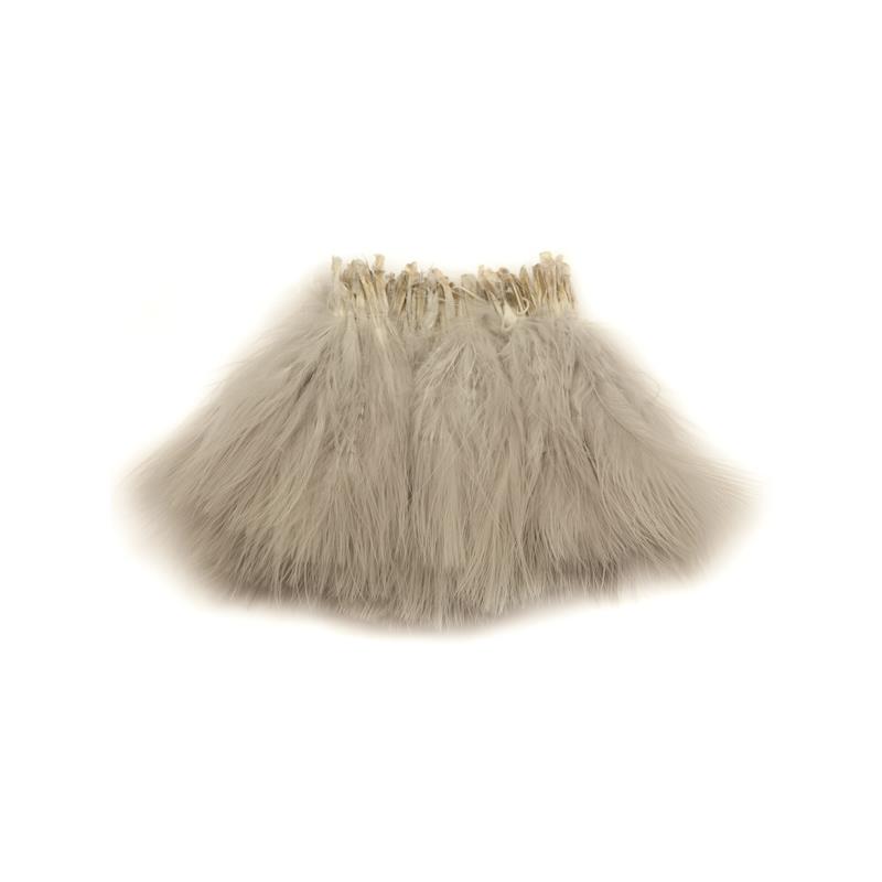 Marabou Blood Quill - Pearl Grey