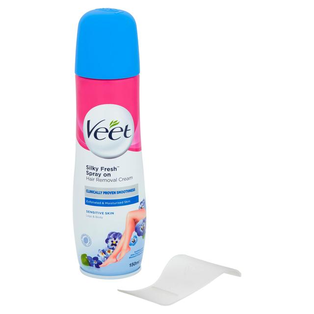 Veet Spray Hair Removal Cream Body & Legs for Sensitive Skin