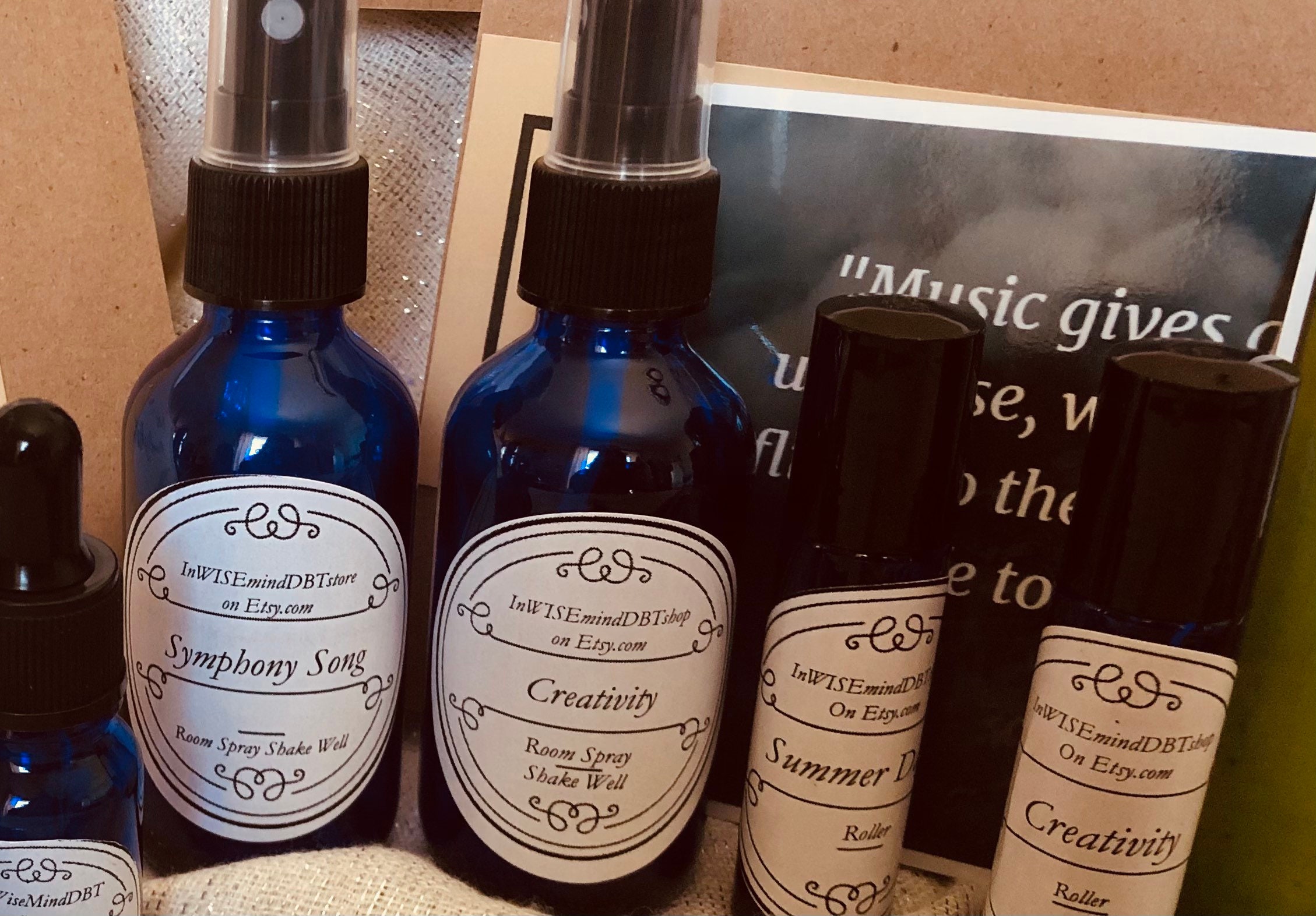 Creativity Boost Blended Essential Oil Spa Set. Free Shipping