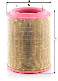 Luftfilter MANN-FILTER C 37 1930/2