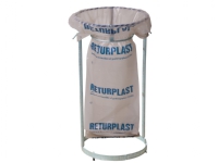 Affaldssække returplast 240l 850x1550mm 10stk/rul - (10 x 10 ruller)