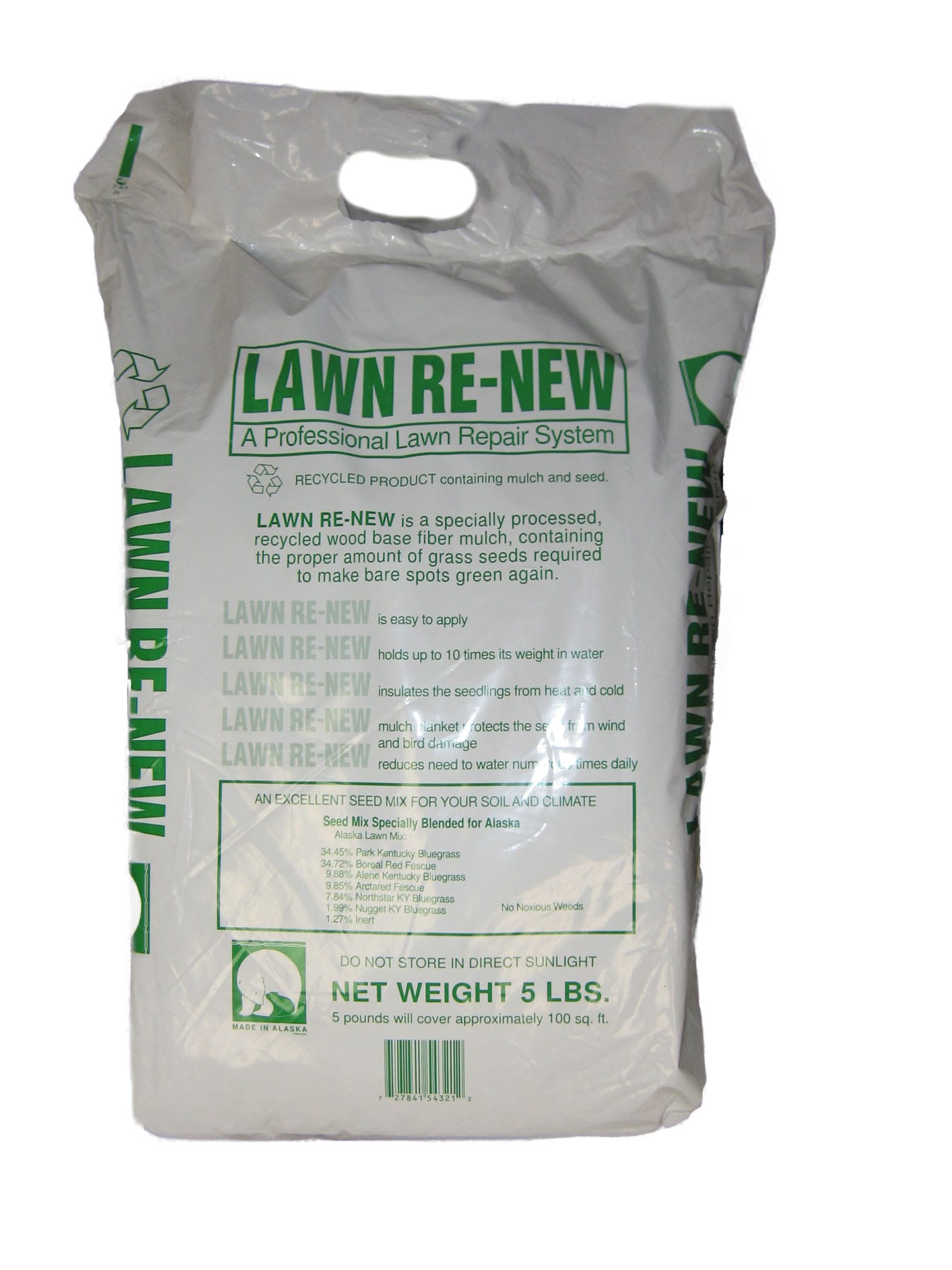 Alaska Lawn Renew 5-lb Mixture/Blend Grass Seed | 171054321