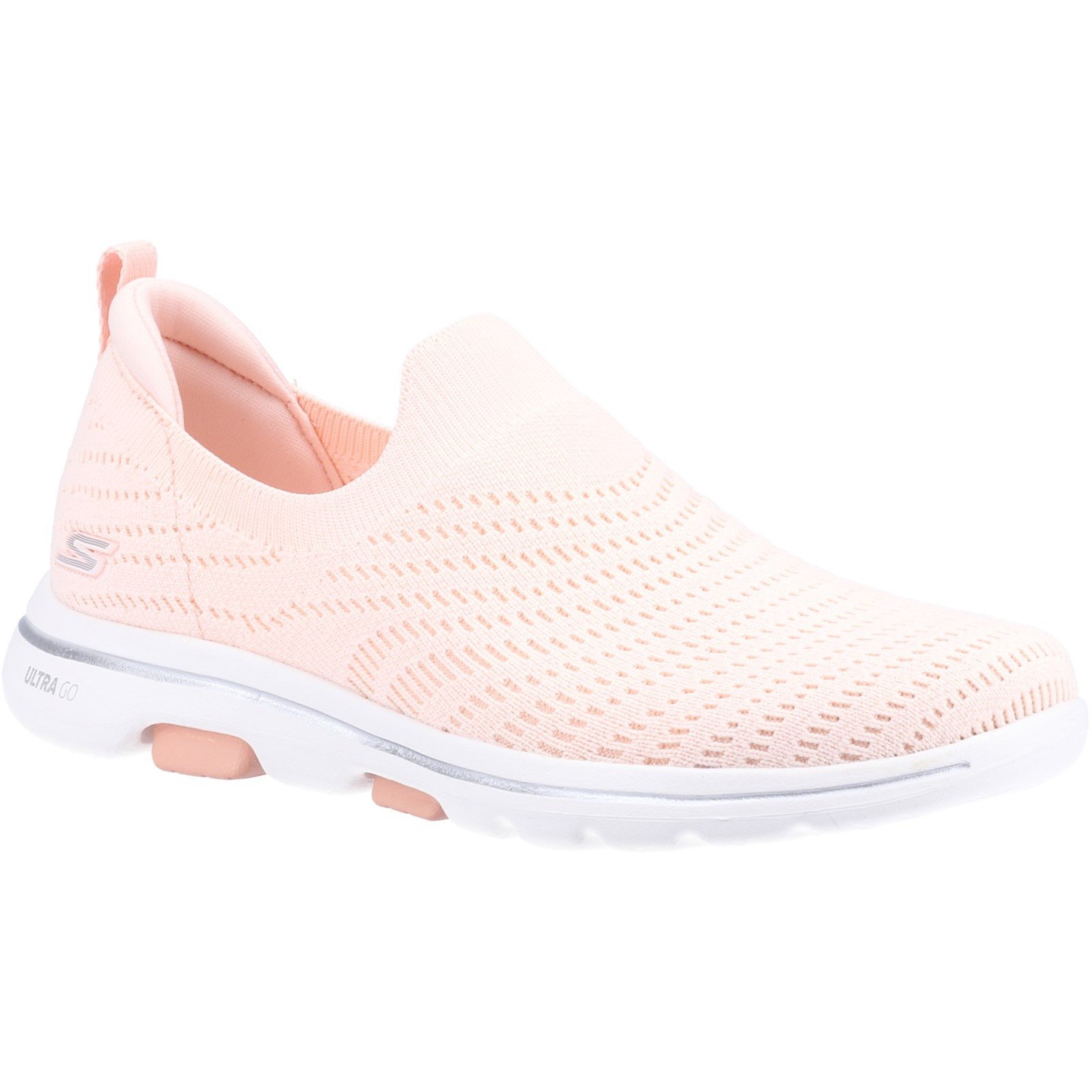 Skechers Women's Go Walk 5 Coastal View Slip On Trainer Pink 32142 - Light Pink 3