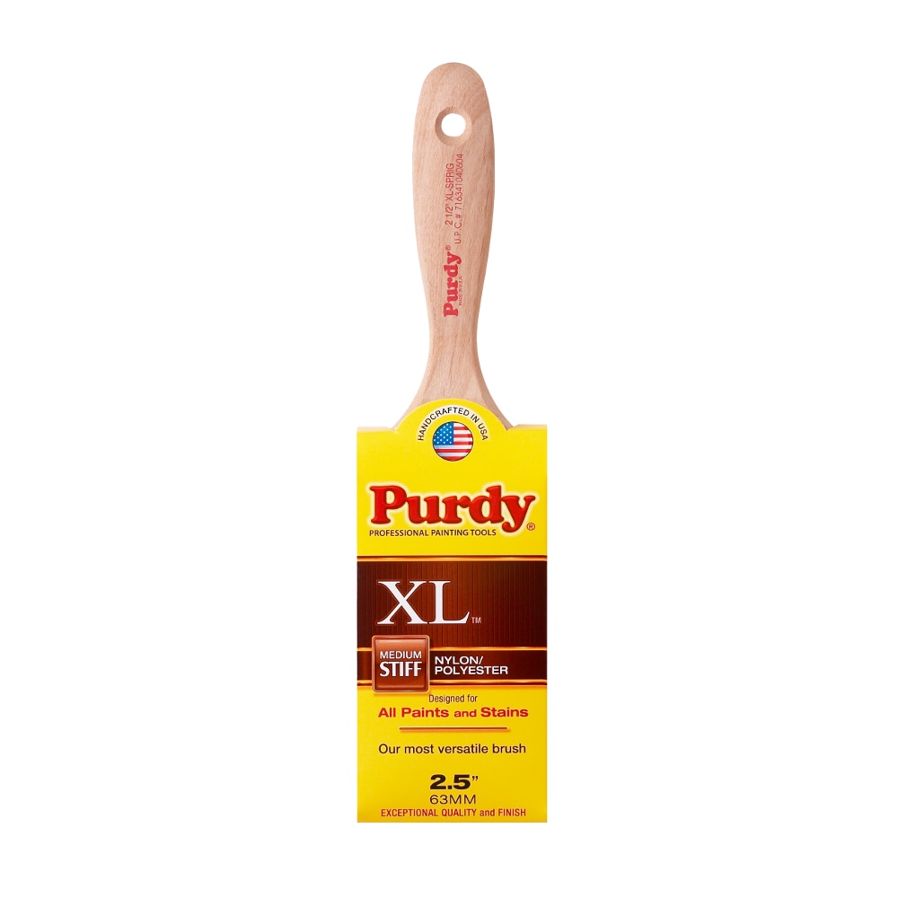 Purdy XL Sprig Nylon- Polyester Blend Flat 2-1/2-in Paint Brush | 144380325