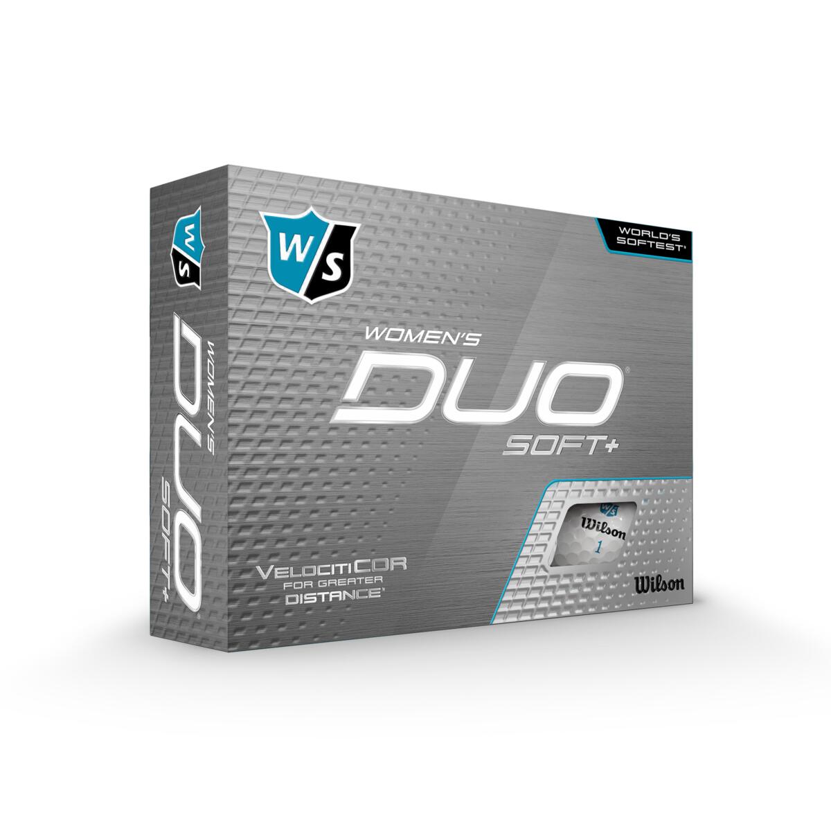 Wilson - Duo Soft+ White Womans 12 pack Golf Balls