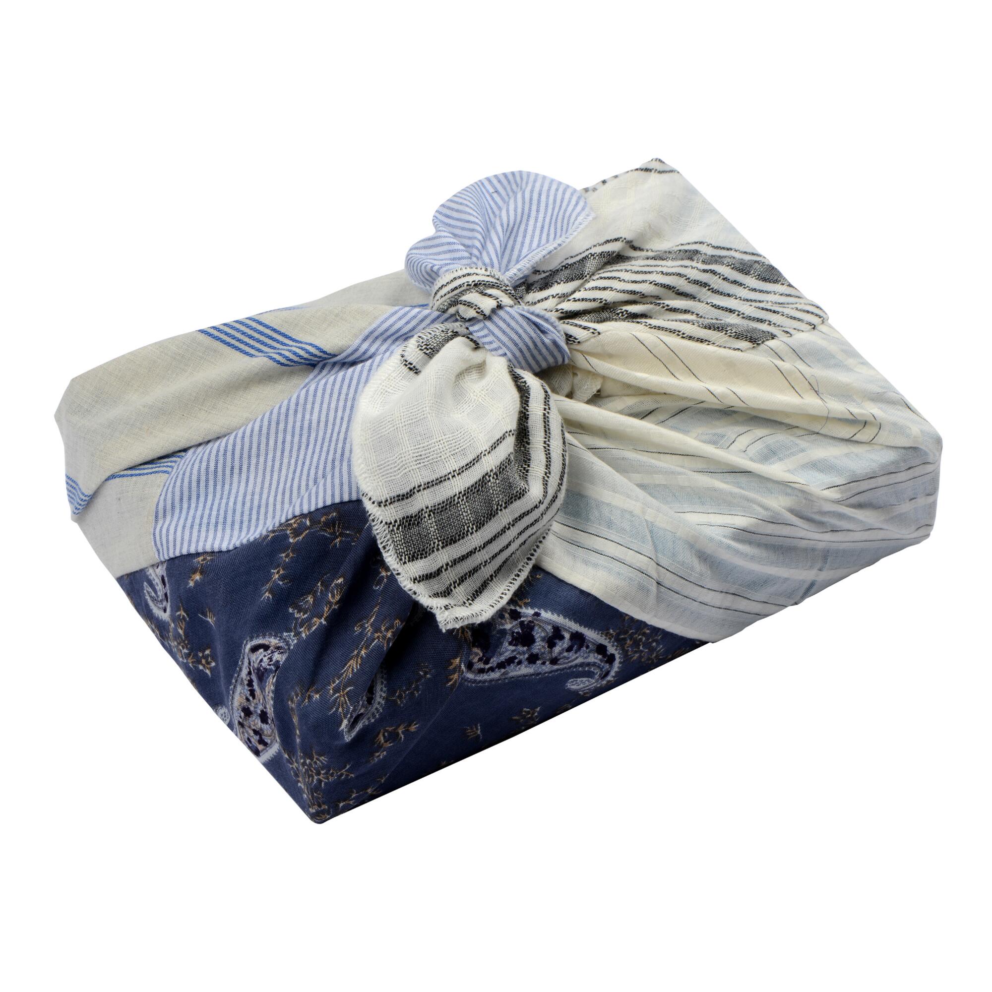 Upcycled Fabric Silaiwali Gift Wrap: Multi by World Market