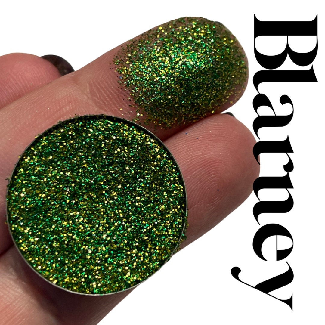 Blarney - Hand Blended Pressed Glitter Eyeshadow Pigment Shadow Singles Custom Blend