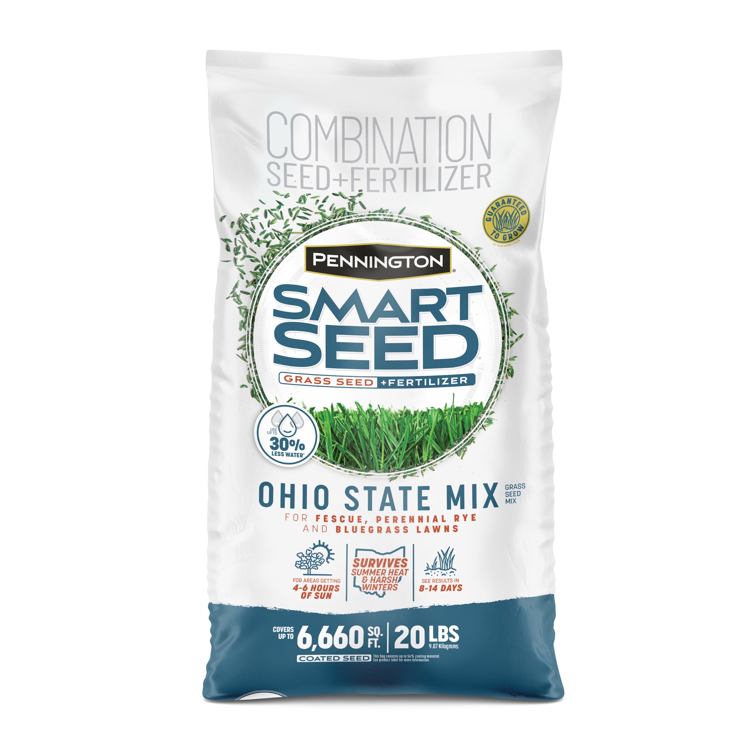 Pennington Smart Seed Ohio State 20-lb Mixture/Blend Grass Seed | 2149602270
