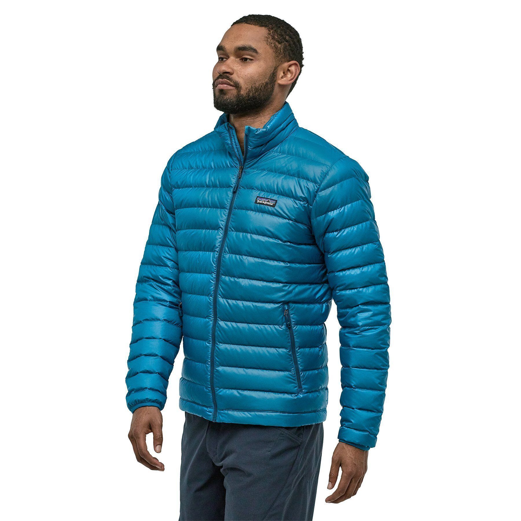 Patagonia Men's Down Sweater Jacket - Ethical down/Recycled polyester, Balkan Blue / S