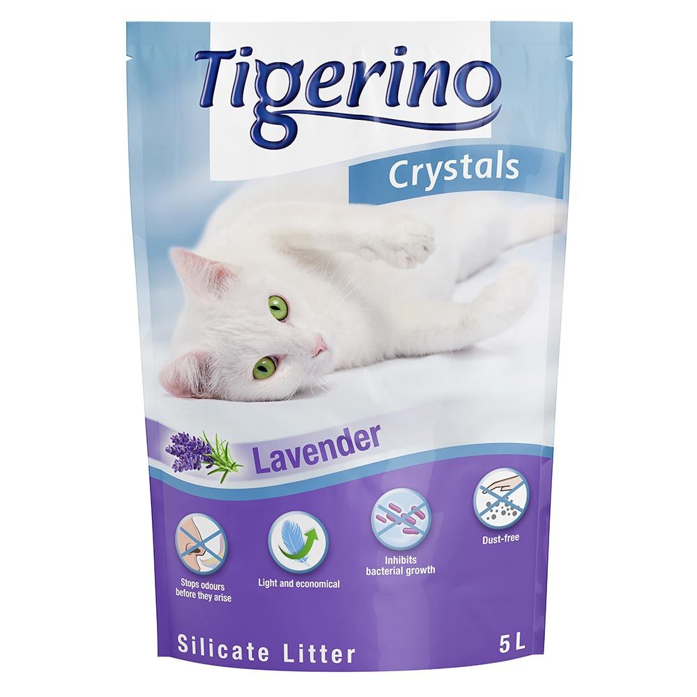 Tigerino Crystals Lavender Cat Litter - 5 litre