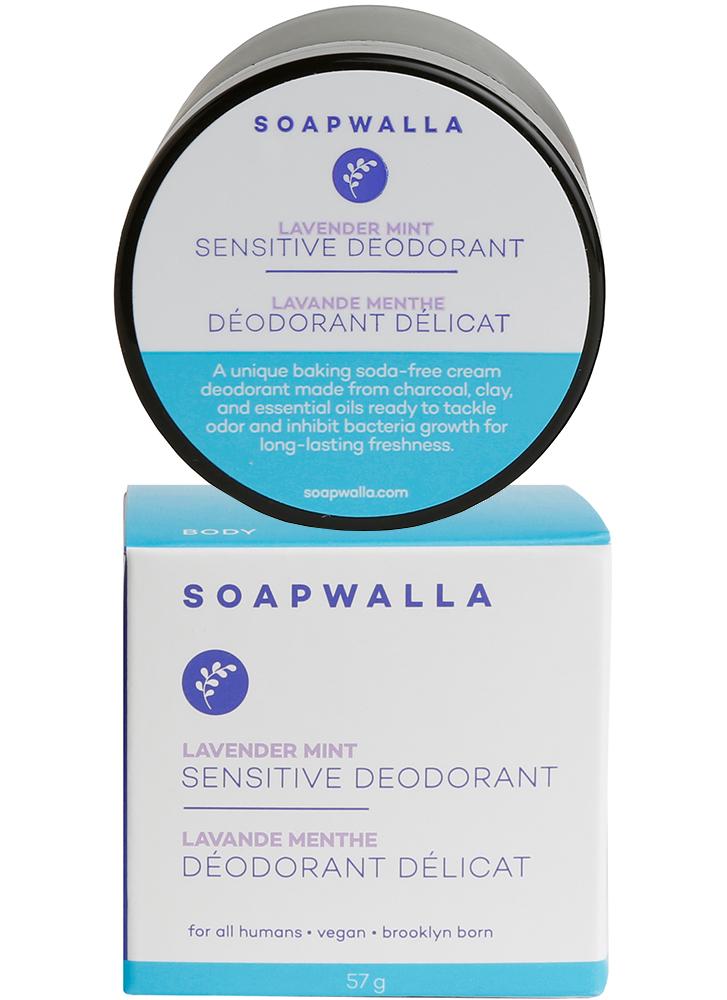 Soapwalla Sensitive Lavender Mint Deodorant Cream