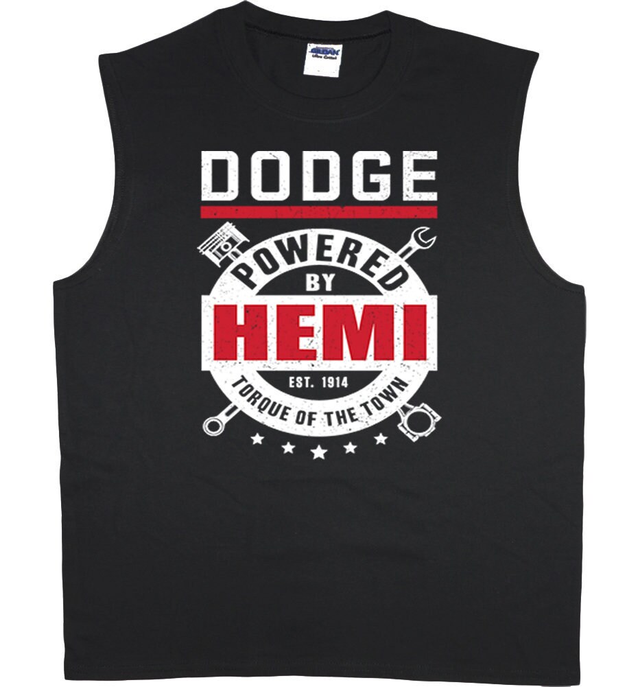 Mens Muscle Shirt Dodge Ram Hemi T-Shirt