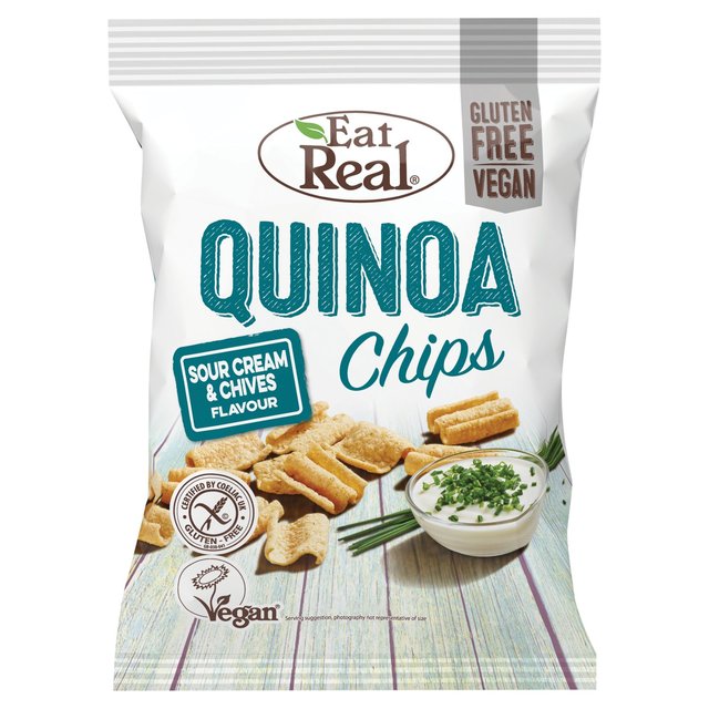 Eat Real Quinoa Sour Cream & Chive Flavoured Chips