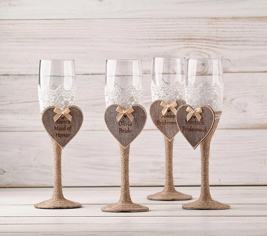 Bridesmaid proposal wine glasses online