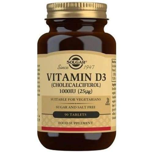 Vitamin D3 Choleclaciferol, 25mcg - 90 tablets