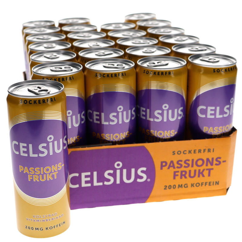 Celsius Passionsfrukt 24-pack - 54% rabatt
