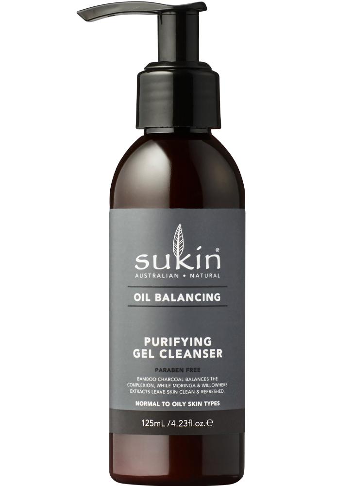 Sukin Oil Balancing + Charcoal Purifying Gel Cleanser