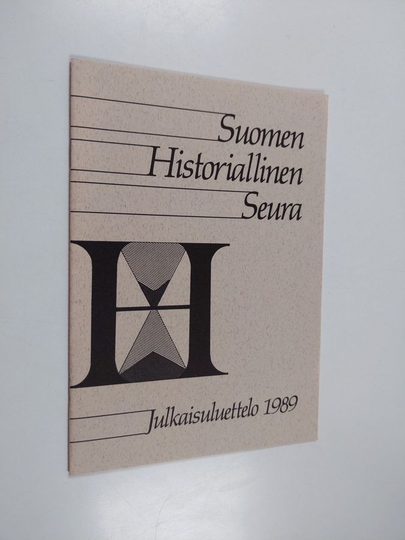 Osta Suomen historiallinen seura : julkaisuluettelo 1989 netistä