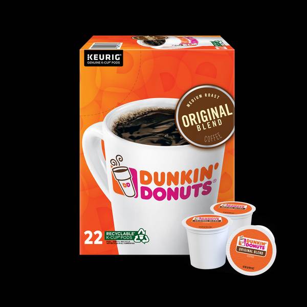 Dunkin' Donuts 22-Count Original Blend Medium Roast Coffee K-Cup Pods