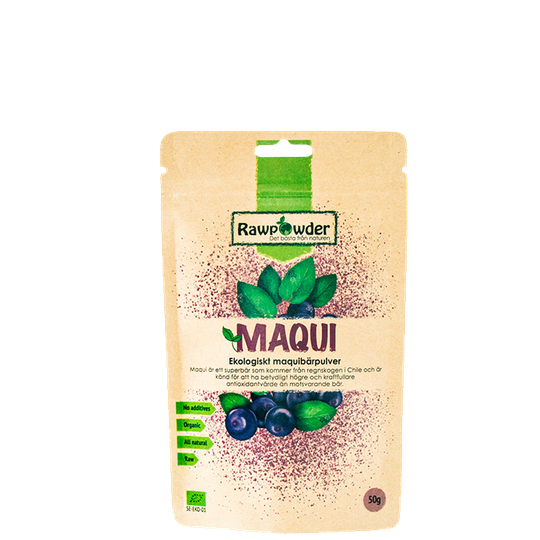 Maqui, Ekologiskt Maquibärpulver, 50 g